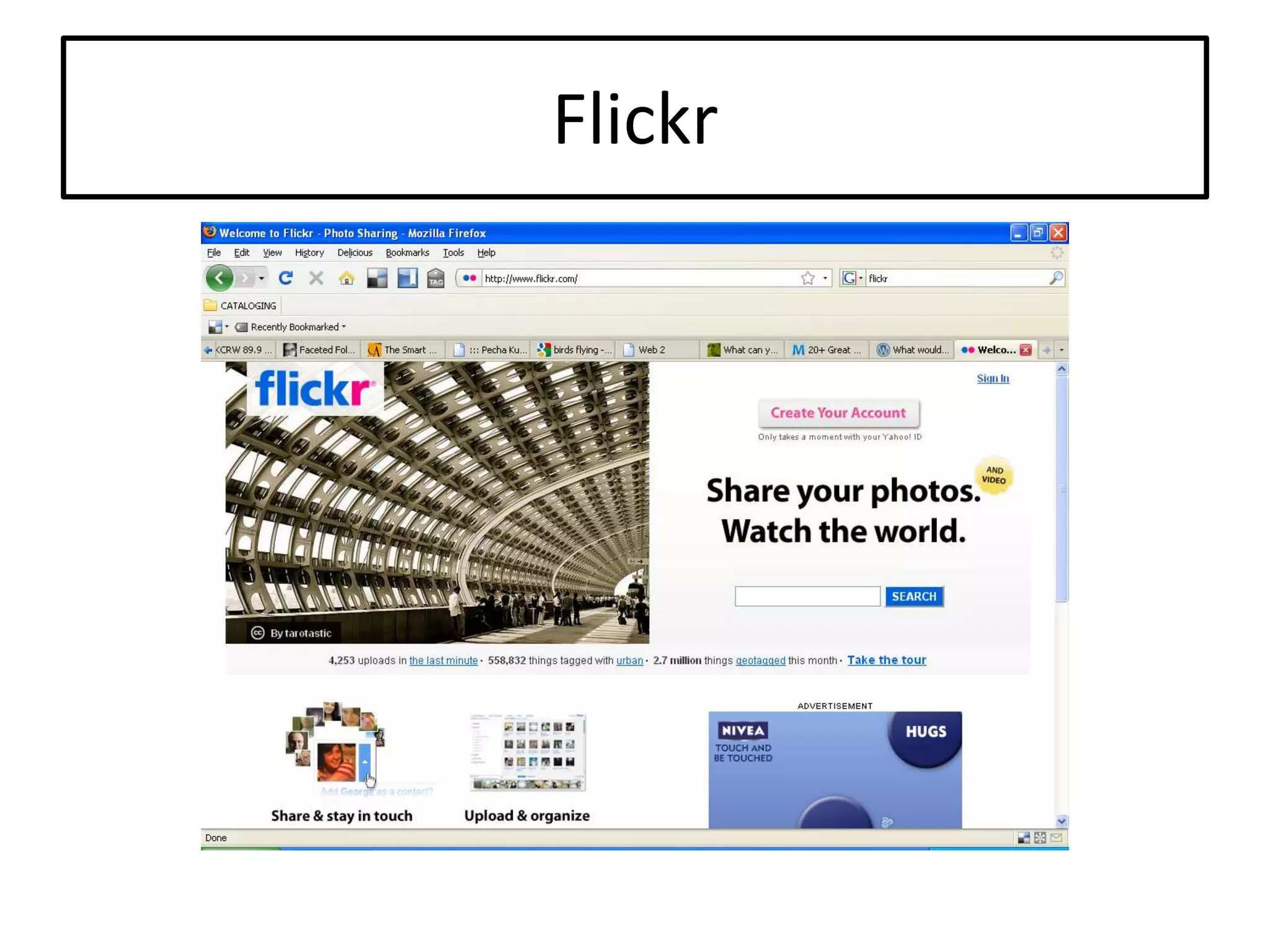 Setting The Stage For Extending Our Reach: An Overview Of Web 2.0 Tools And Resources