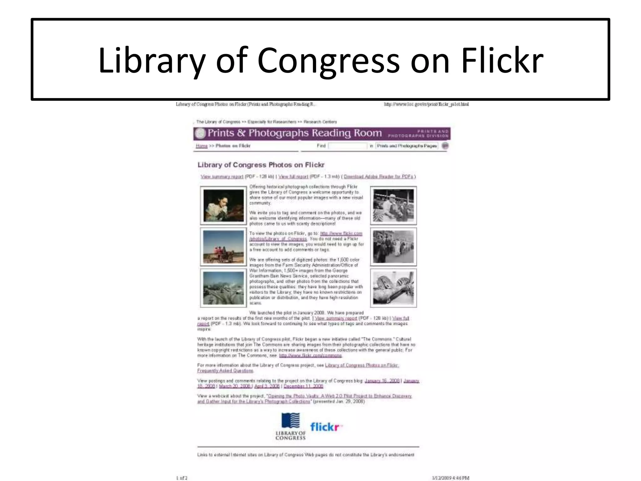 Setting The Stage For Extending Our Reach: An Overview Of Web 2.0 Tools And Resources