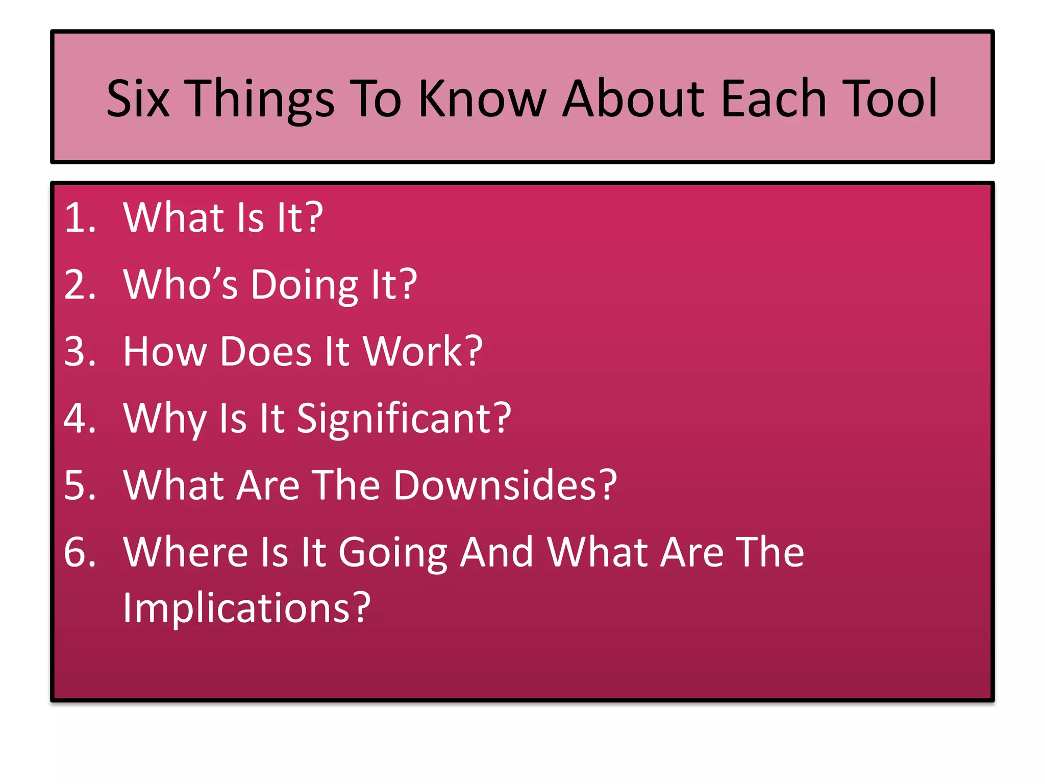 Setting The Stage For Extending Our Reach: An Overview Of Web 2.0 Tools And Resources