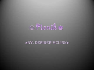 ♠By. Desiree McLinn♦
 