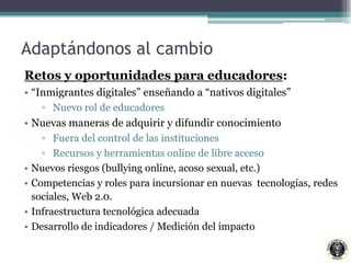 Impacto Web 2.0 en la sociedadNo sólo entretenimiento.Fuente de conocimiento colectivo.