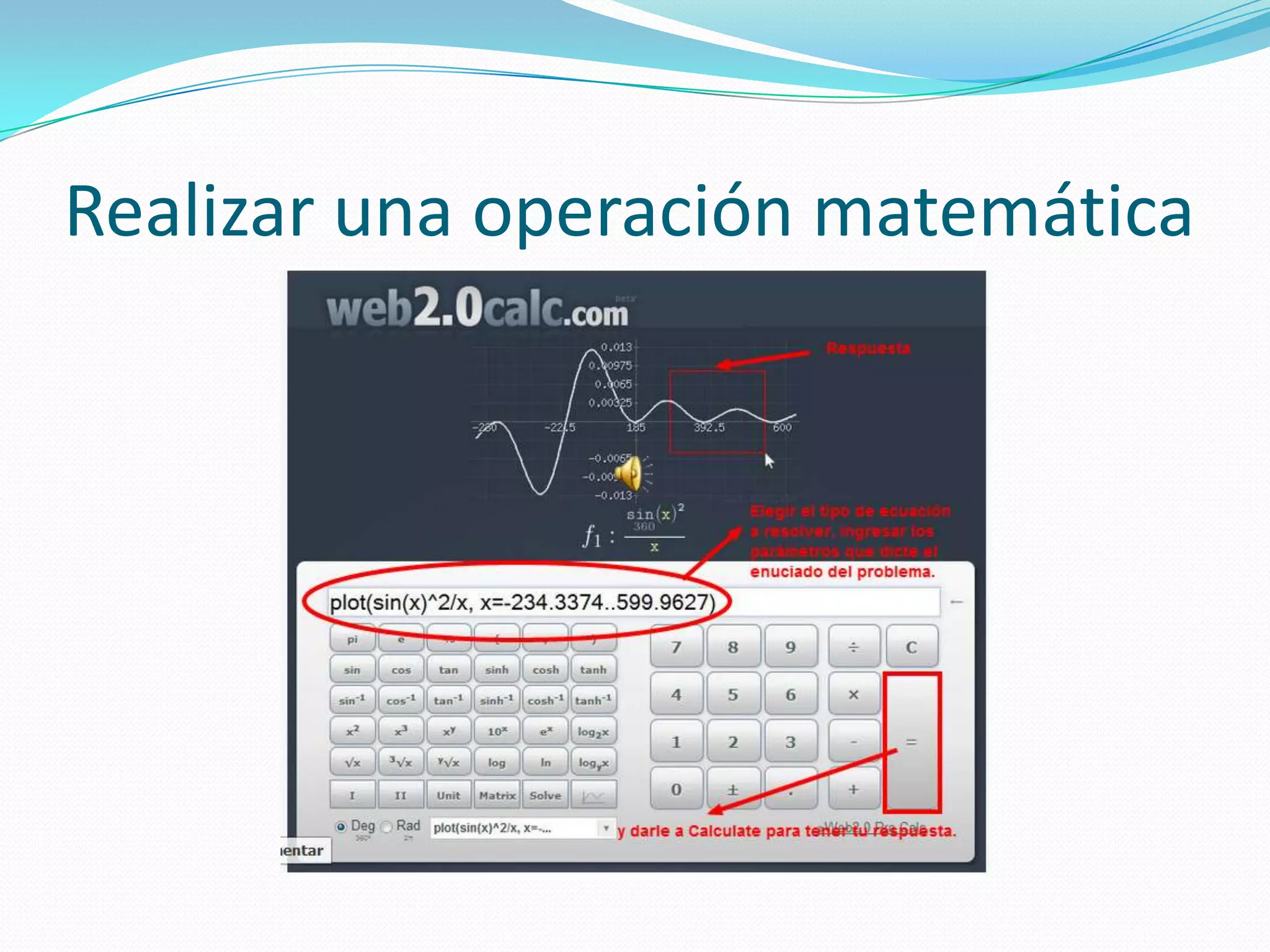 Profesión Adepto Descuidado Web 2.0 scientific calculator