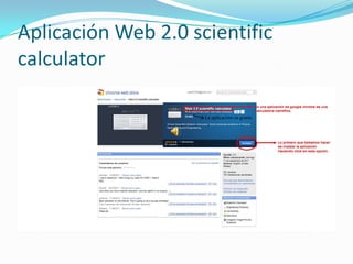 Web 2.0 scientific calculator