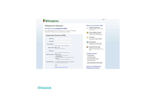 Wikispaces
 