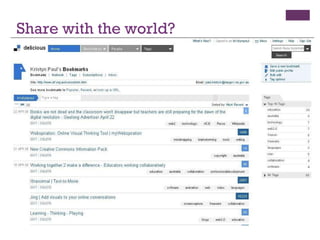 Or share them with the world Share with the world? 