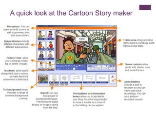 A quick look at the Cartoon Story maker  