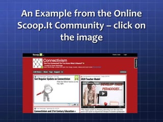 An Example from the Online Scoop.It Community – click on the image