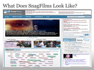 What Does SnagFilms Look Like?
 