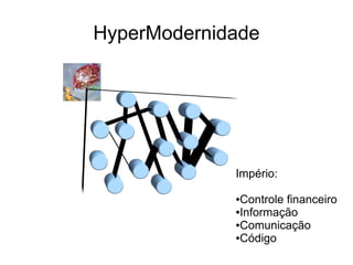 HyperModernidade




             Império:

             ●Controle financeiro
             ●Informação

             ●Comunicação

             ●Código
 