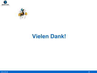 Vielen Dank!




www.alh.de                  28
 