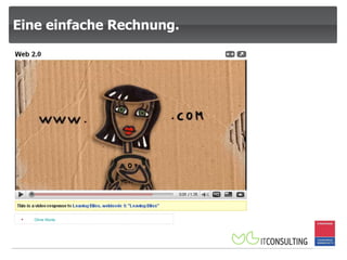 Eine einfache Rechnung. Ohne Worte.  