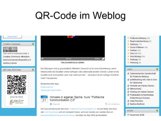 QR-Code im Weblog 