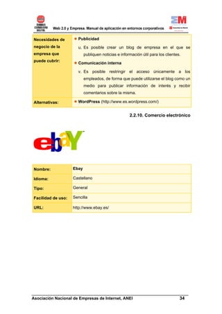 Descripción:      eBay es una red de subastas por Internet, la mayor que existe
                  por el momento y líder e...