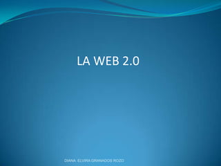 LA WEB 2.0




DIANA ELVIRA GRANADOS ROZO
 