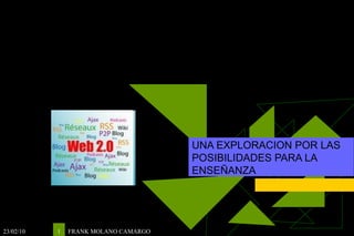 WEB 2.0 REVOLUCION TECNOLOGICA INTERACTIVA UNA EXPLORACION POR LAS POSIBILIDADES PARA LA ENSEÑANZA 
