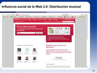 Influencia social de la Web 2.0: Distribución musical 