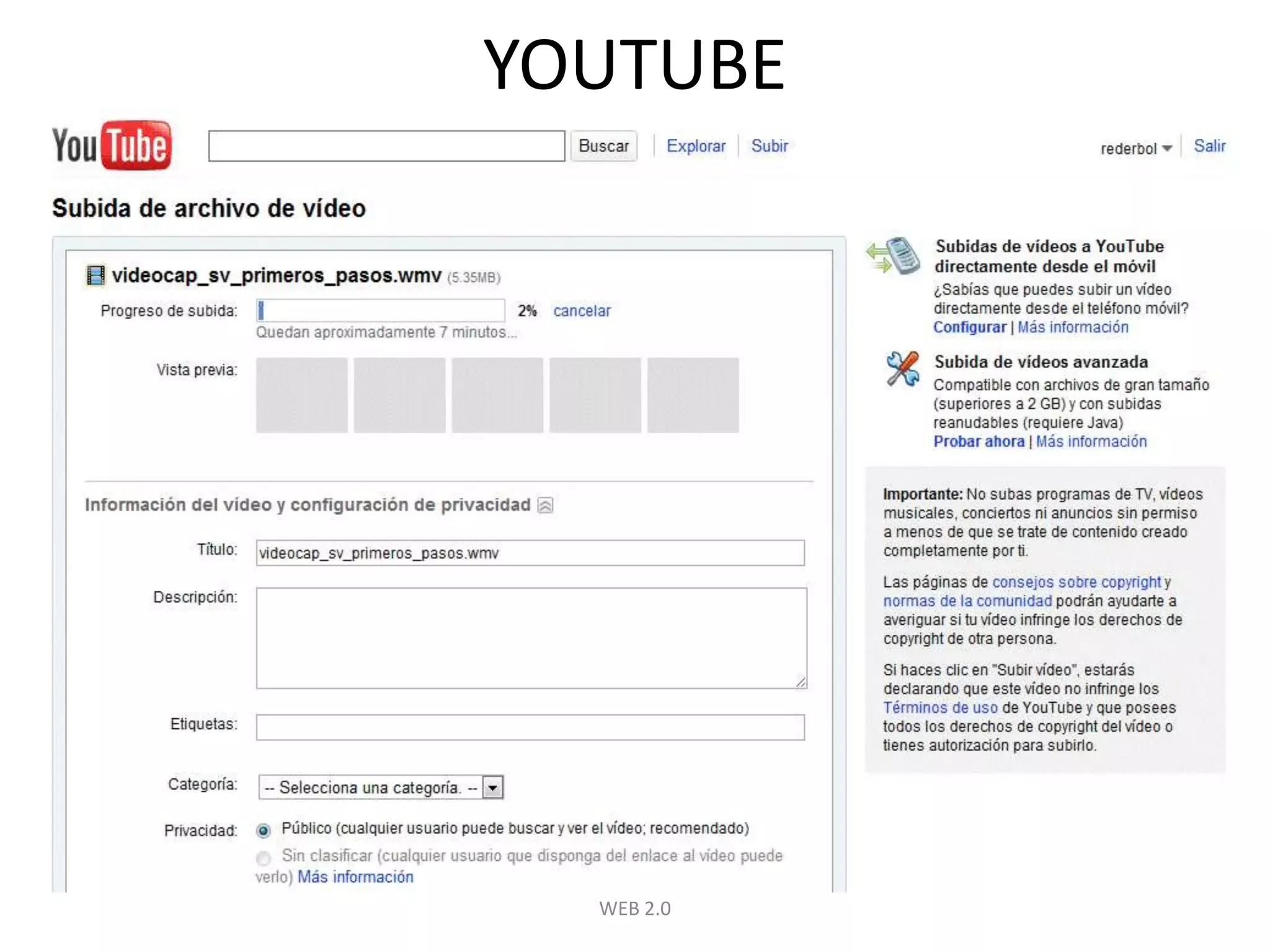 WEB 2.0YOUTUBE