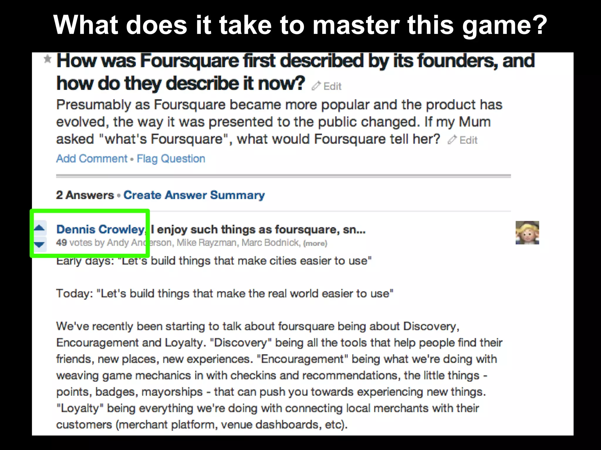 What does it take to master this game?