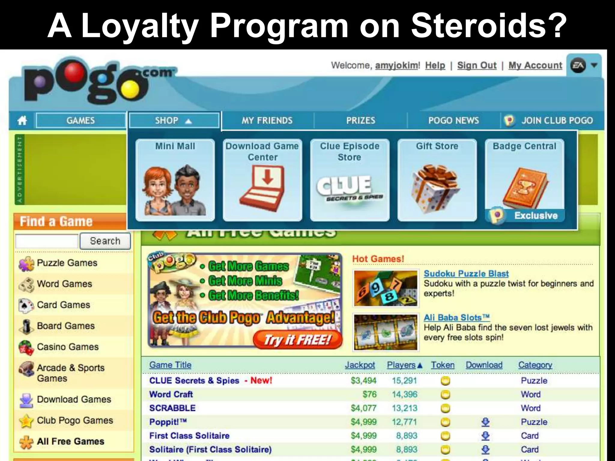 A Loyalty Program on Steroids?