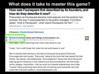 What does it take to master this game?