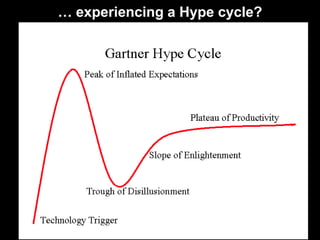 … experiencing a Hype cycle?  