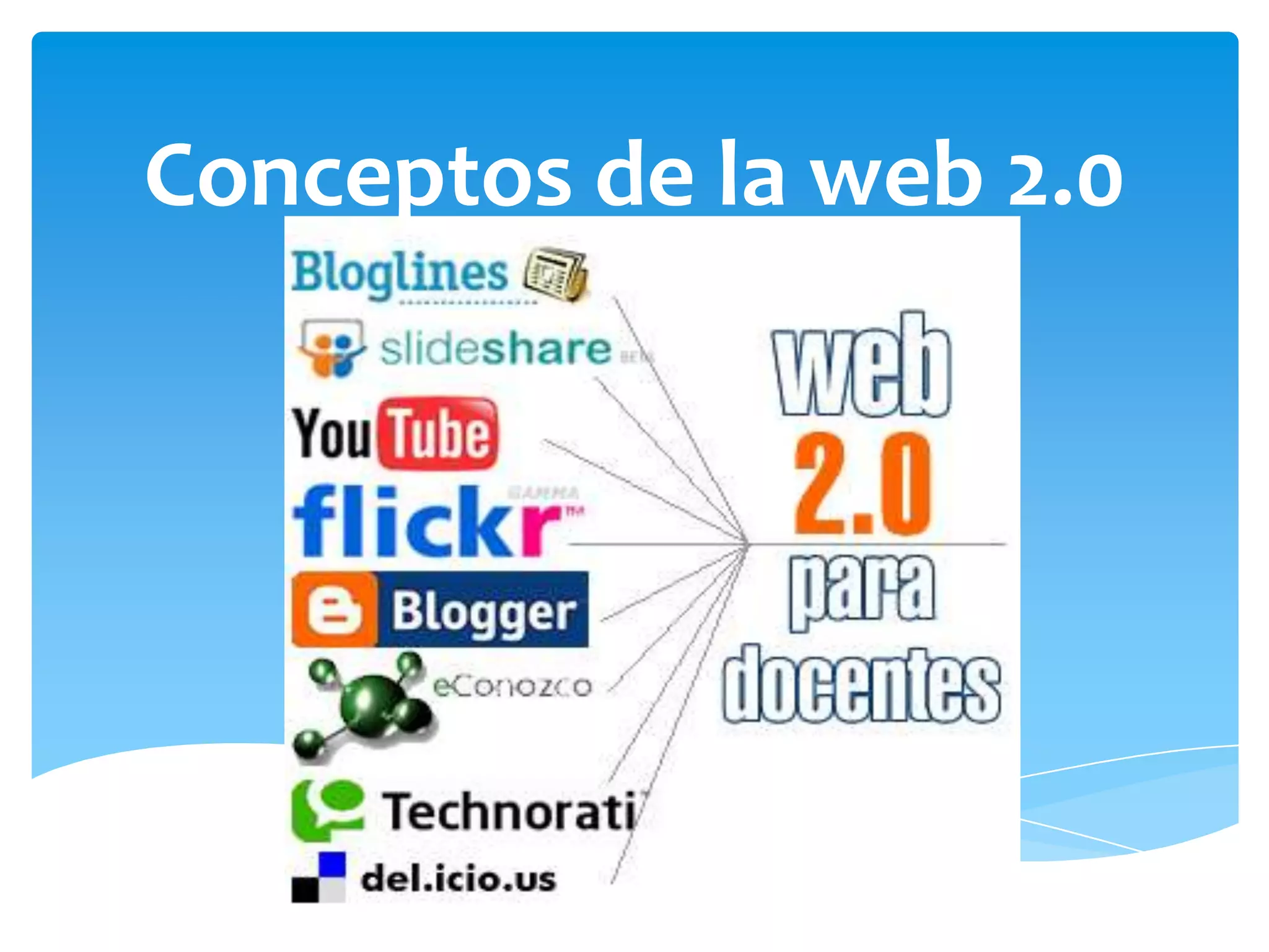 Conceptos de la web 2.0
           .
 