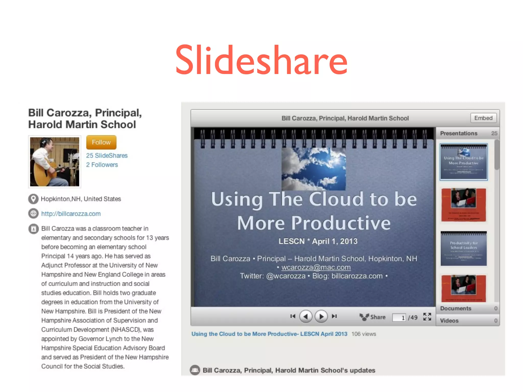 Slideshare
 