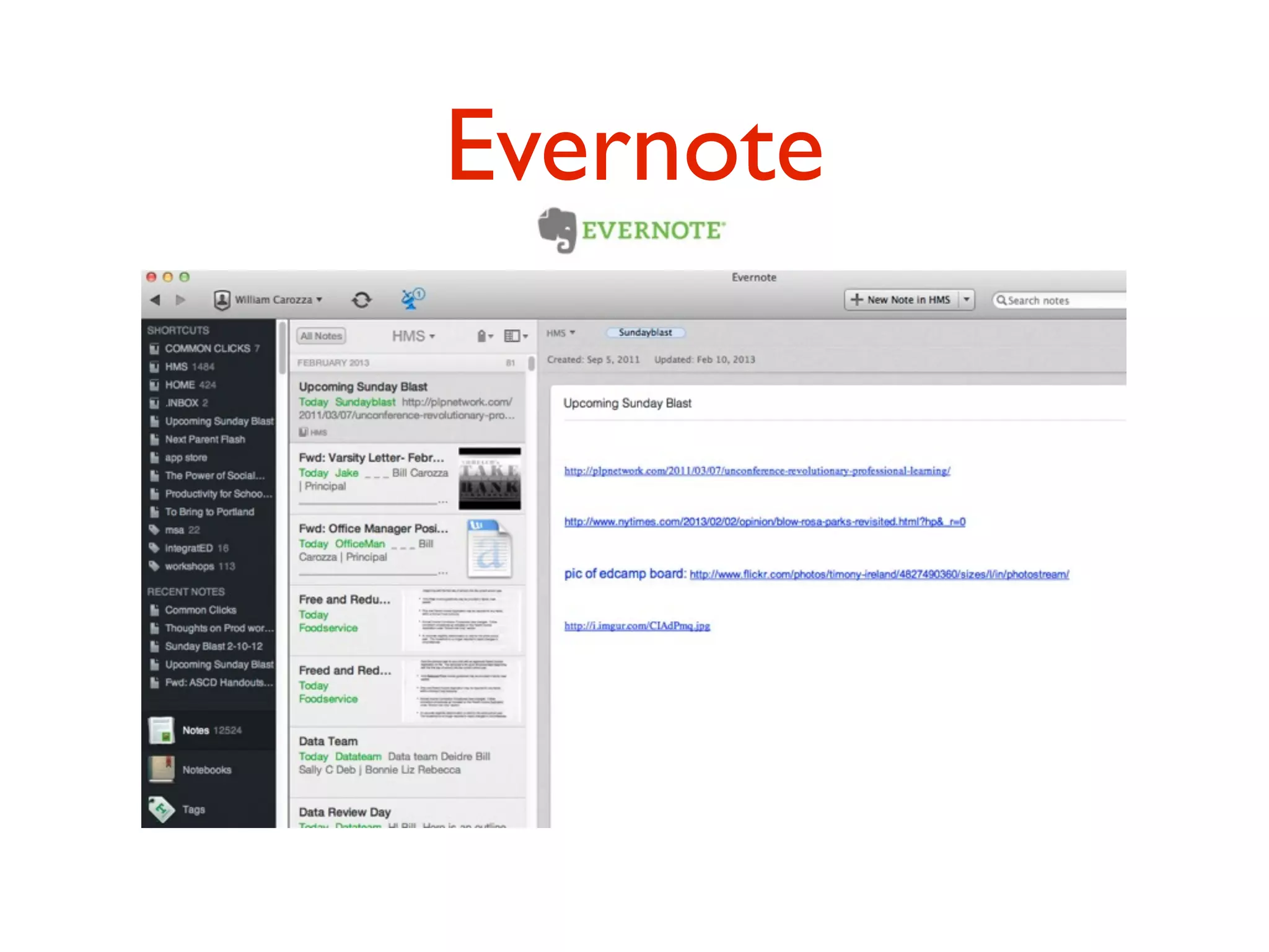 Evernote
 
