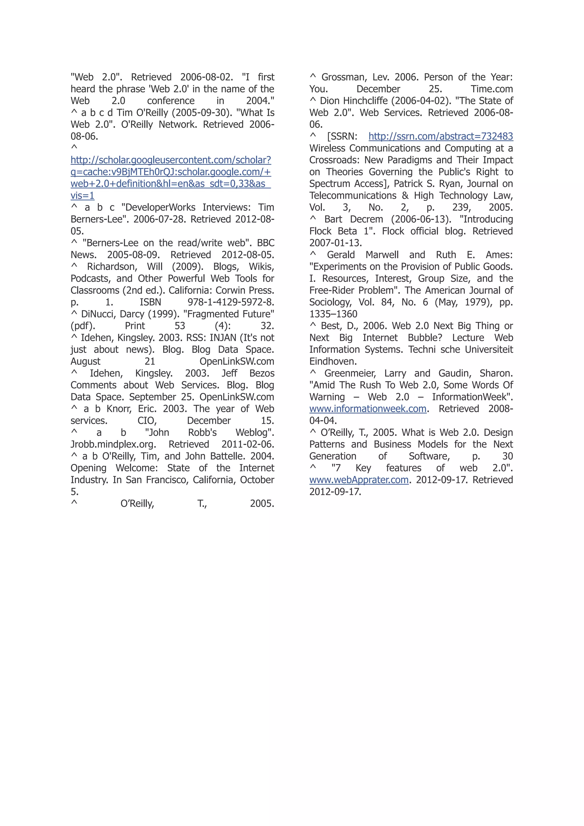 Abstract web 2.0 | DOCX