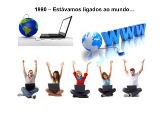 1990 – Estávamos ligados ao mundo…
 