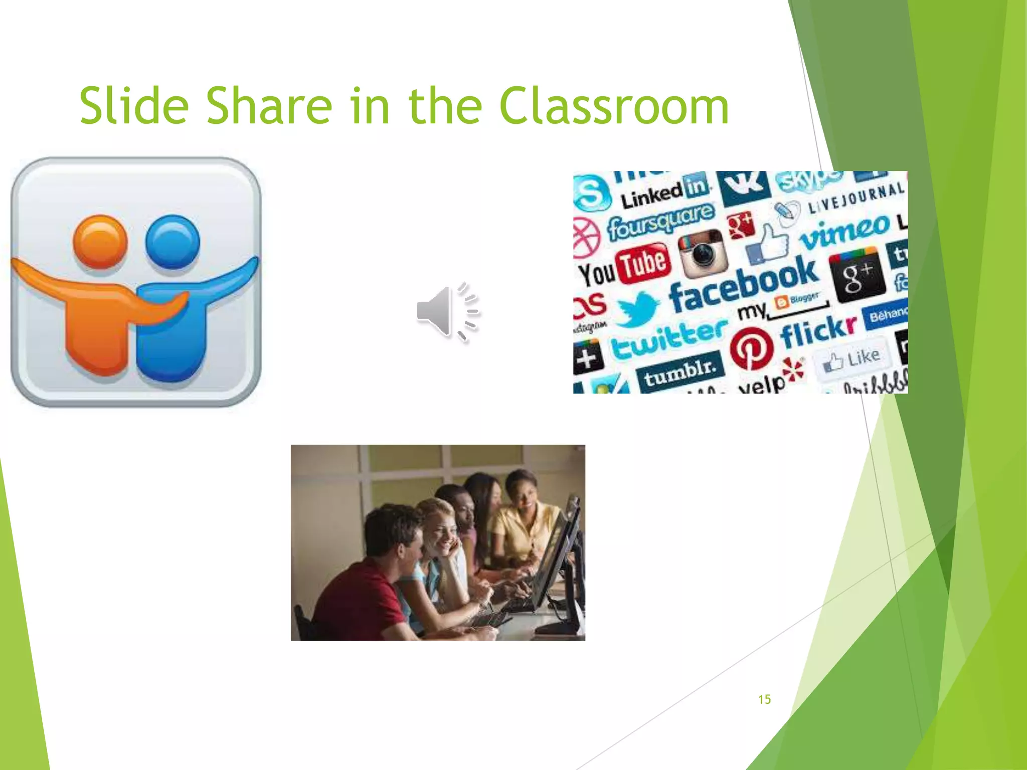 Slide Share in the Classroom
15
 