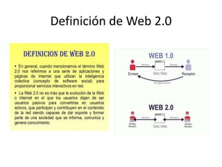 Definición de Web 2.0
 