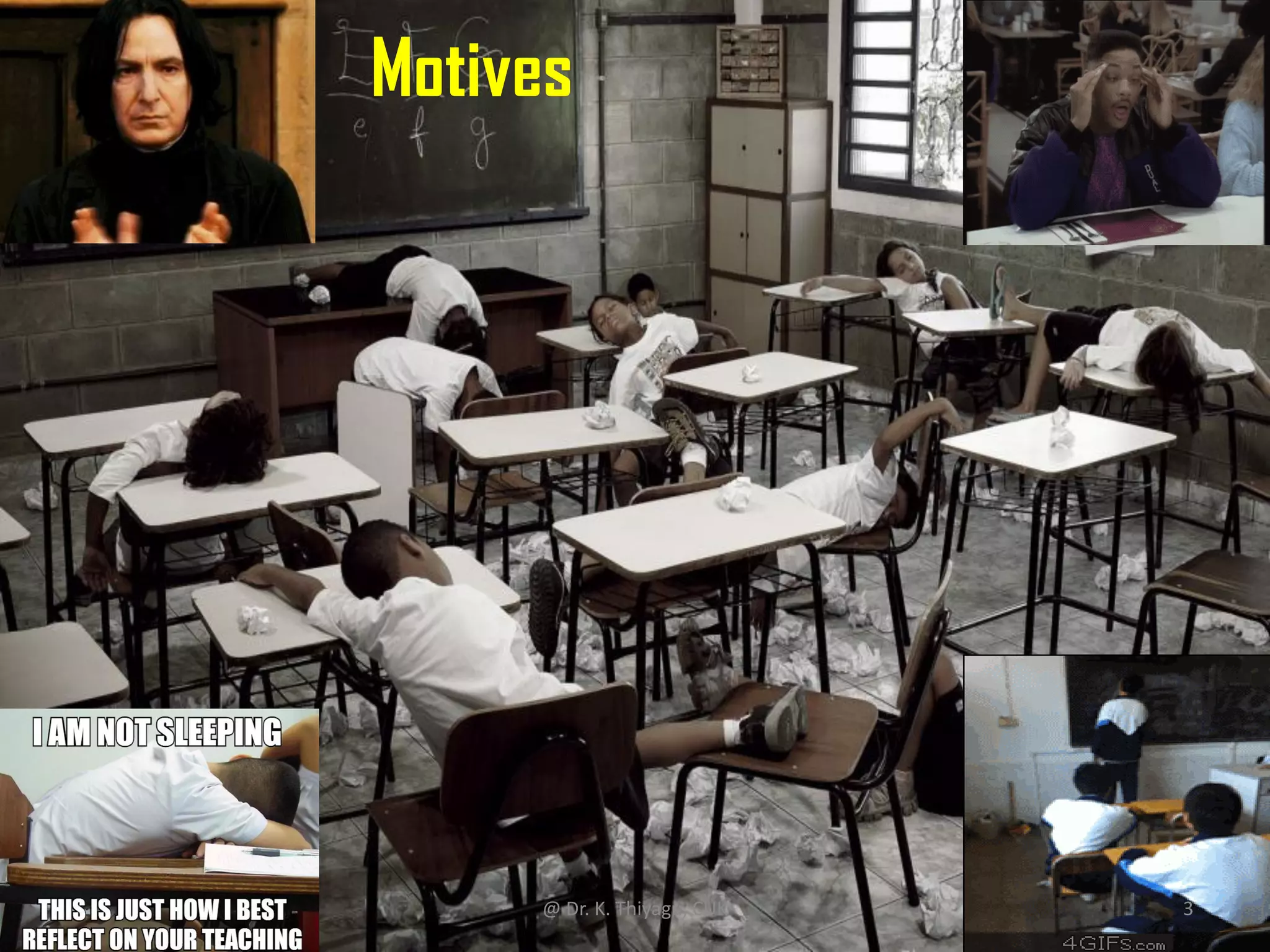 Motives
@ Dr. K. Thiyagu, CUK 3
 