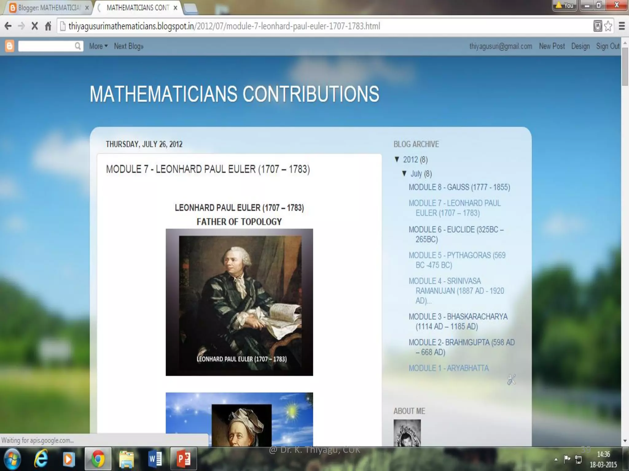 @ Dr. K. Thiyagu, CUK 39
 