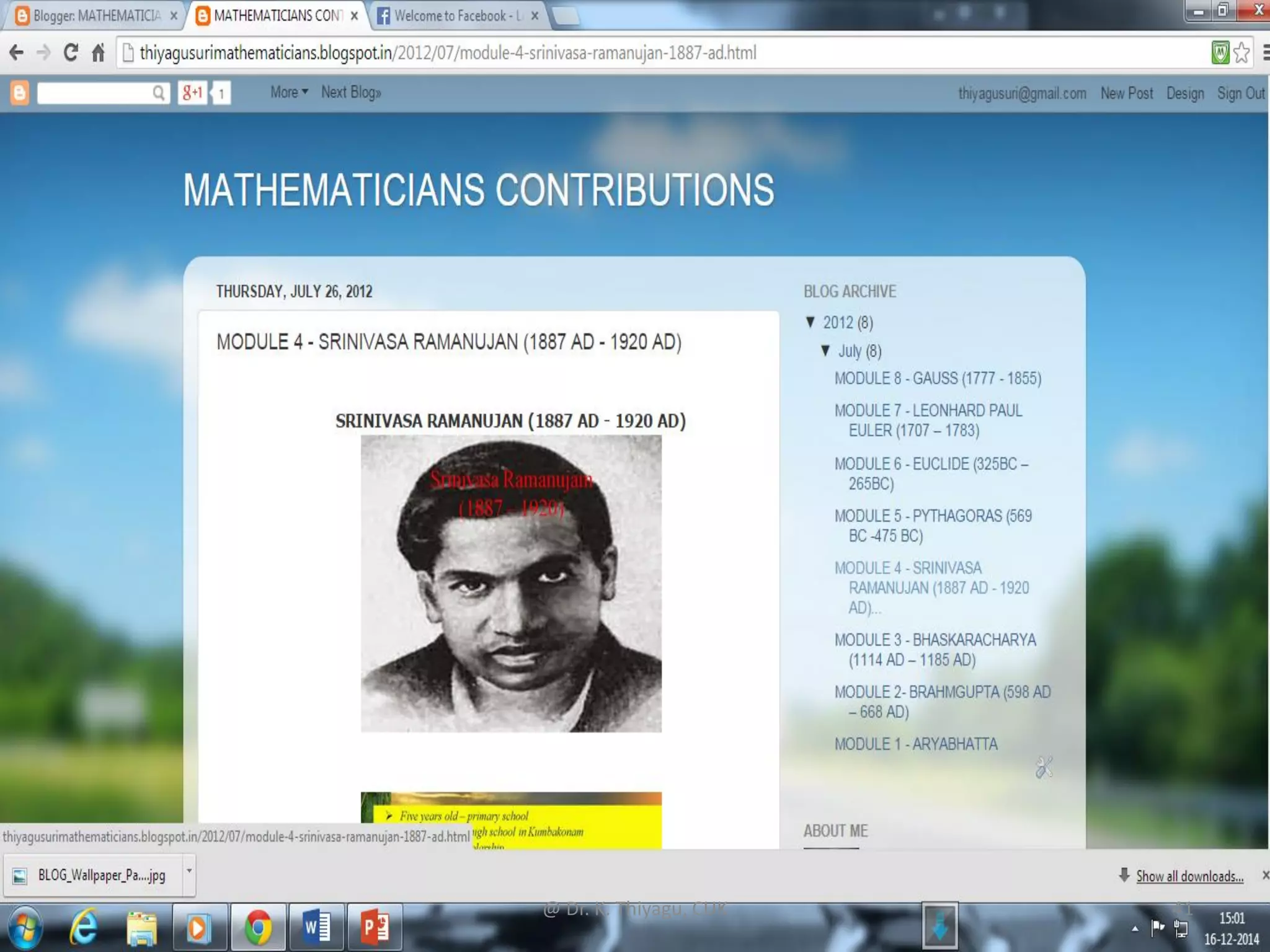 @ Dr. K. Thiyagu, CUK 41
 