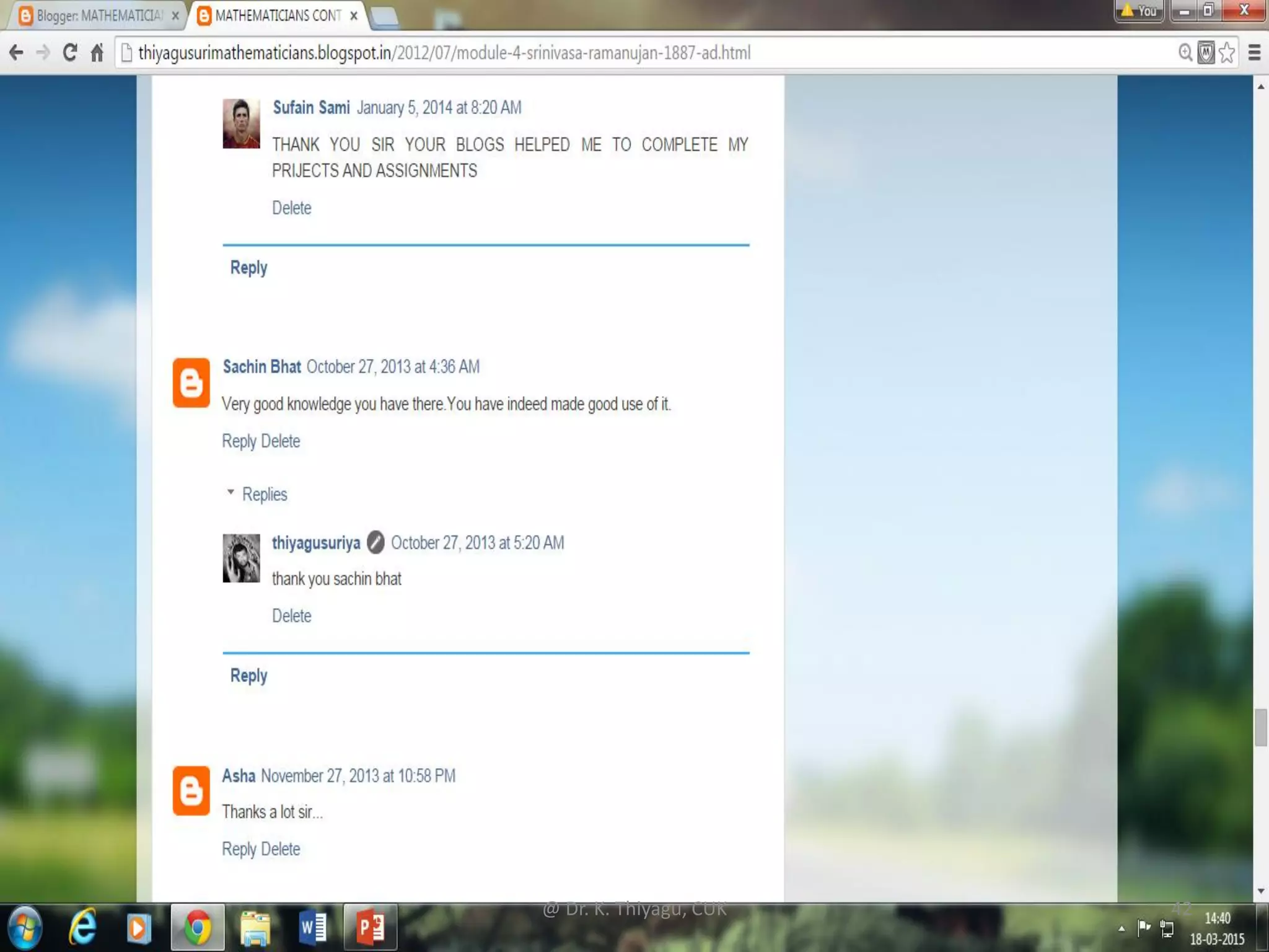 @ Dr. K. Thiyagu, CUK 42
 