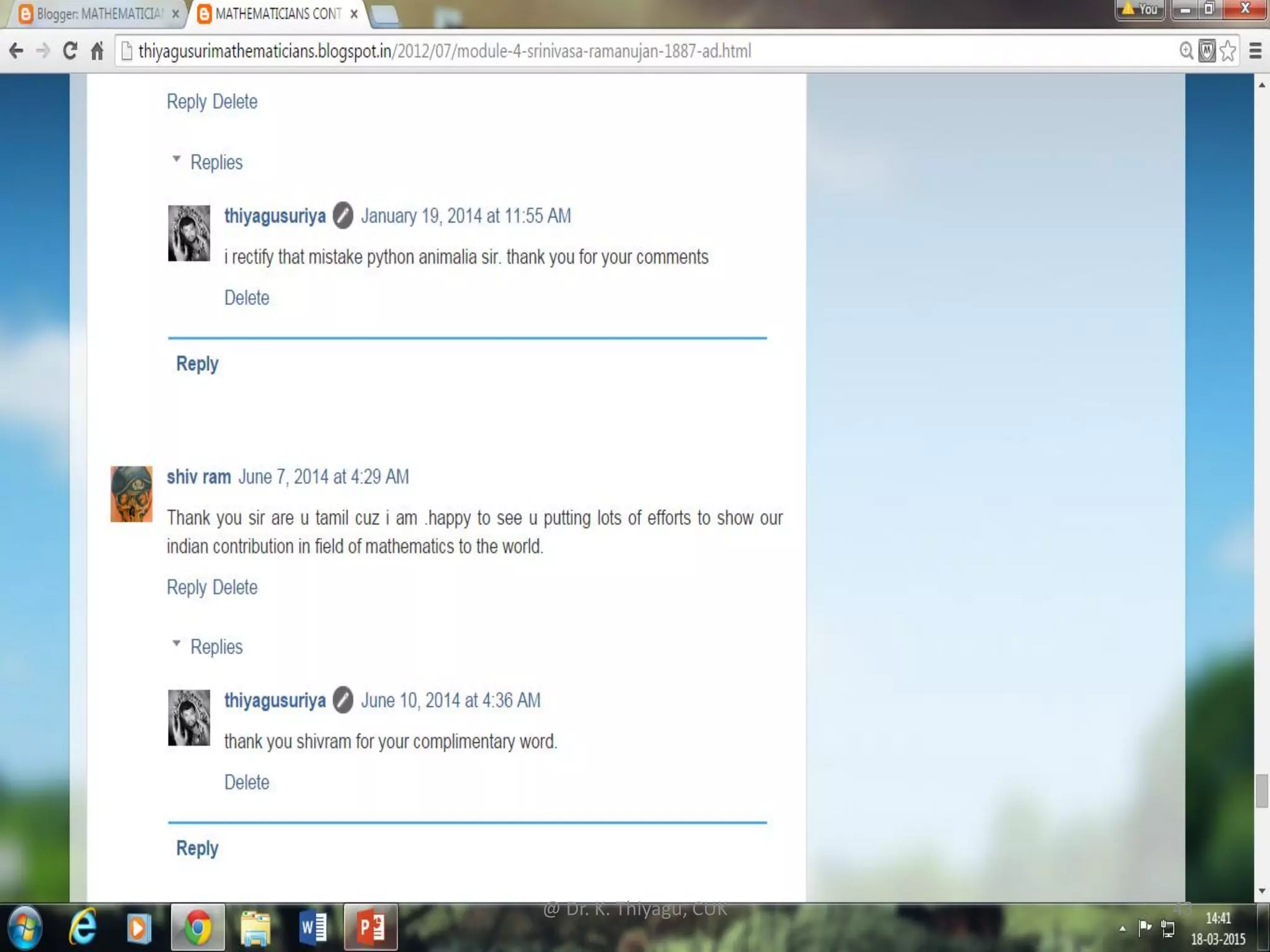 @ Dr. K. Thiyagu, CUK 43
 