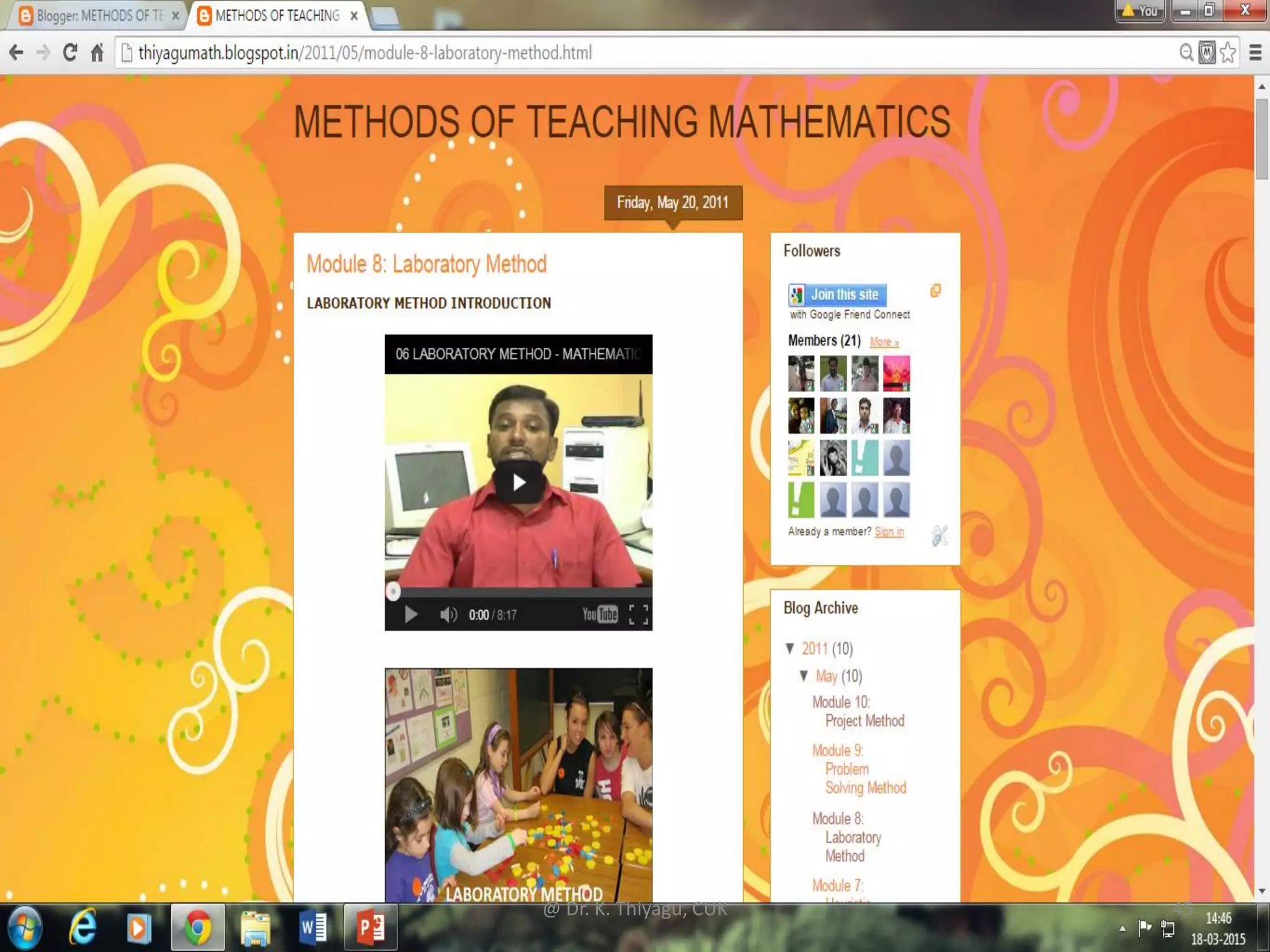 @ Dr. K. Thiyagu, CUK 45
 