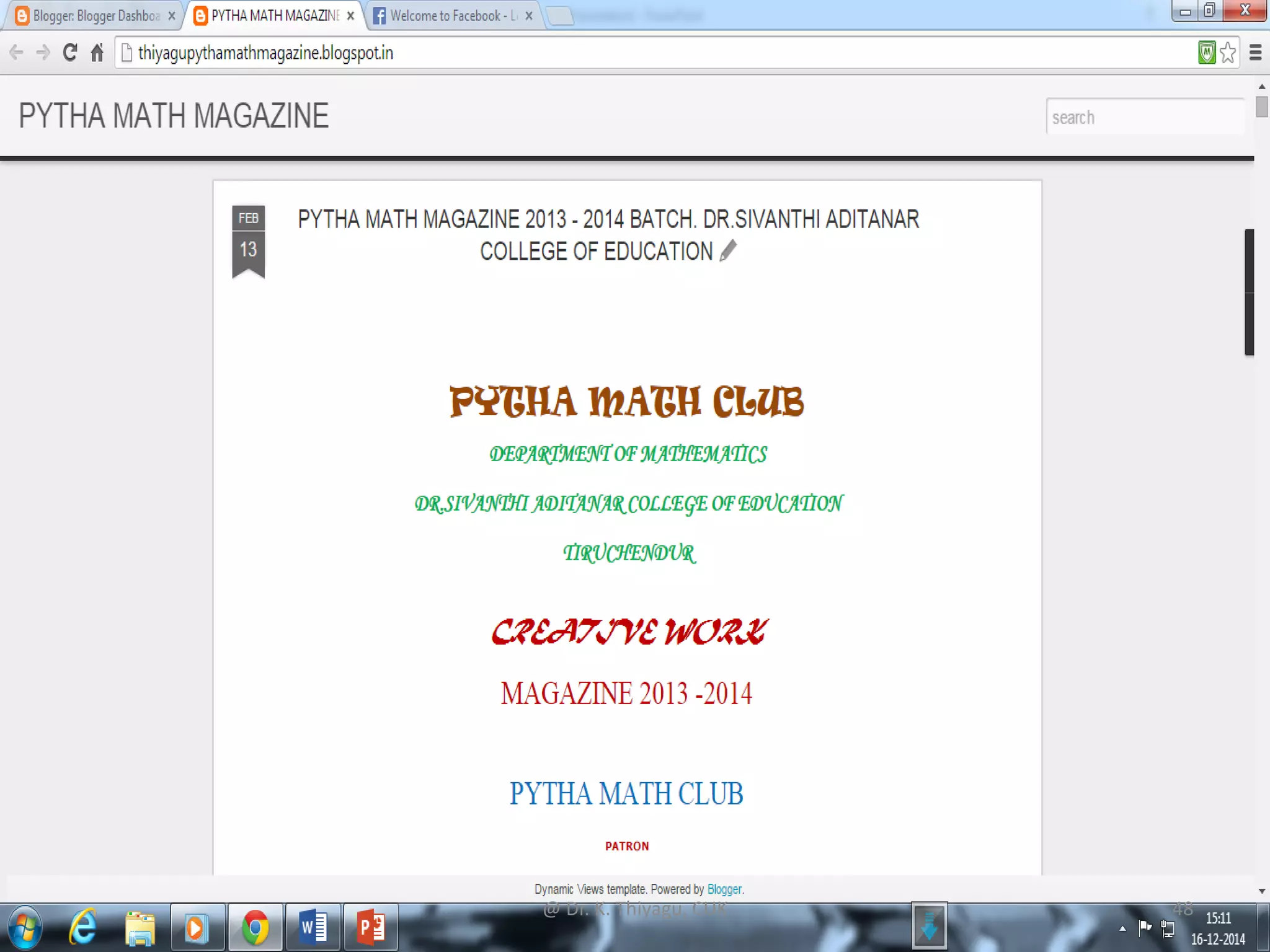 @ Dr. K. Thiyagu, CUK 48
 