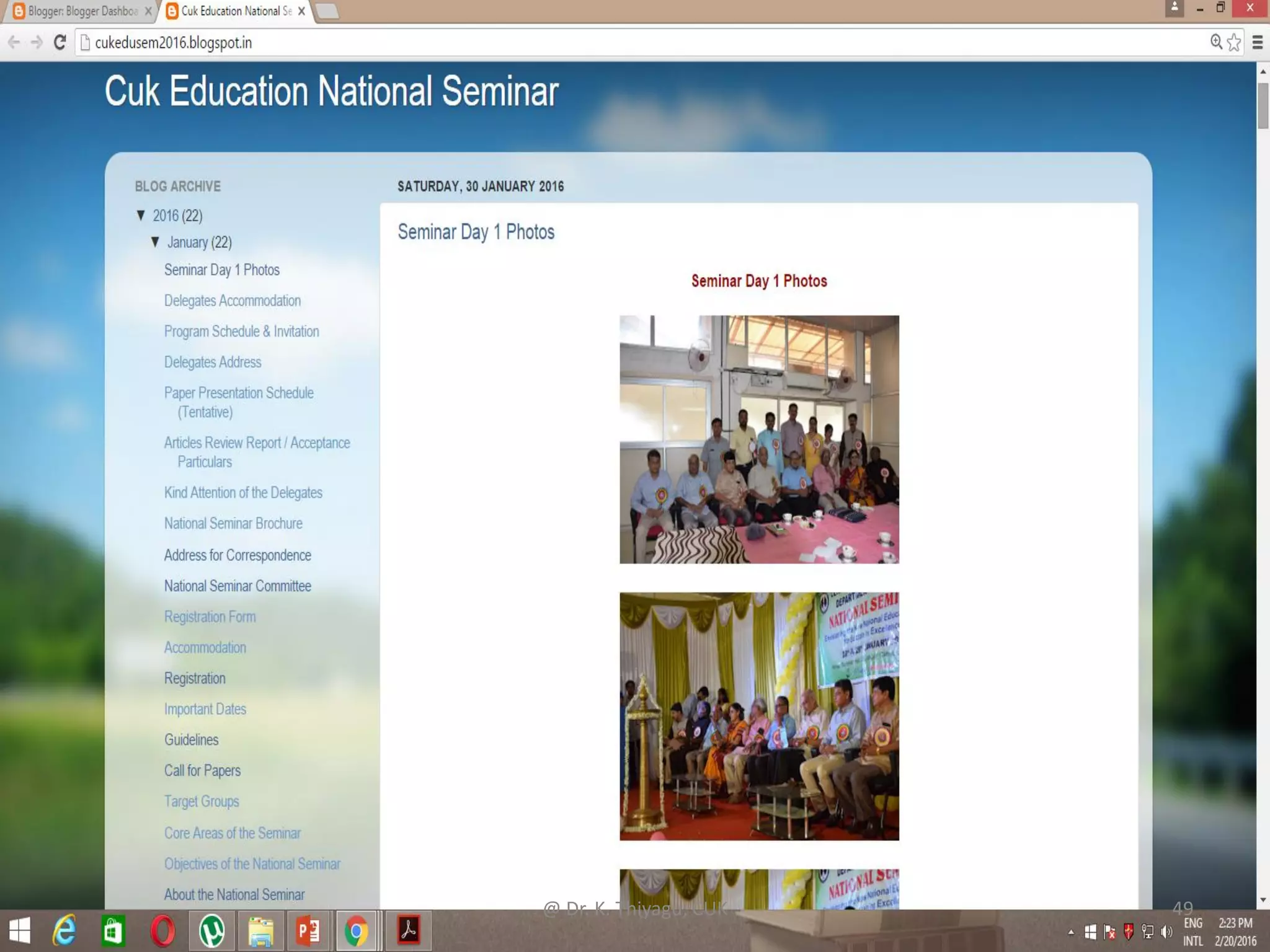 @ Dr. K. Thiyagu, CUK 49
 