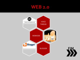 VOICE
THREAD
WEBNODE
BLOGGER FIM
 