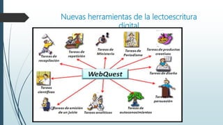 Nuevas herramientas de la lectoescritura
digital
La WebQuest
 