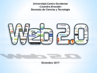 Universidad Centro Occidental
«Lisandro Alvarado»
Decanato de Ciencias y Tecnología
Diciembre 2017
 