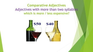 Comparative Using Expensive Web 2.0 tools SLIDESHARE(comparative adjectives) | PPTX
