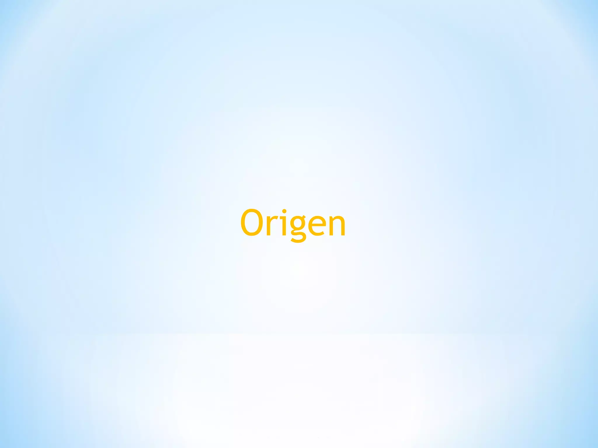 Origen 