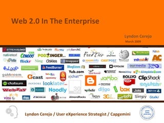 Web 2.0 In The Enterprise March 2009 