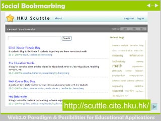 Social Bookmarking http://scuttle.cite.hku.hk/ 
