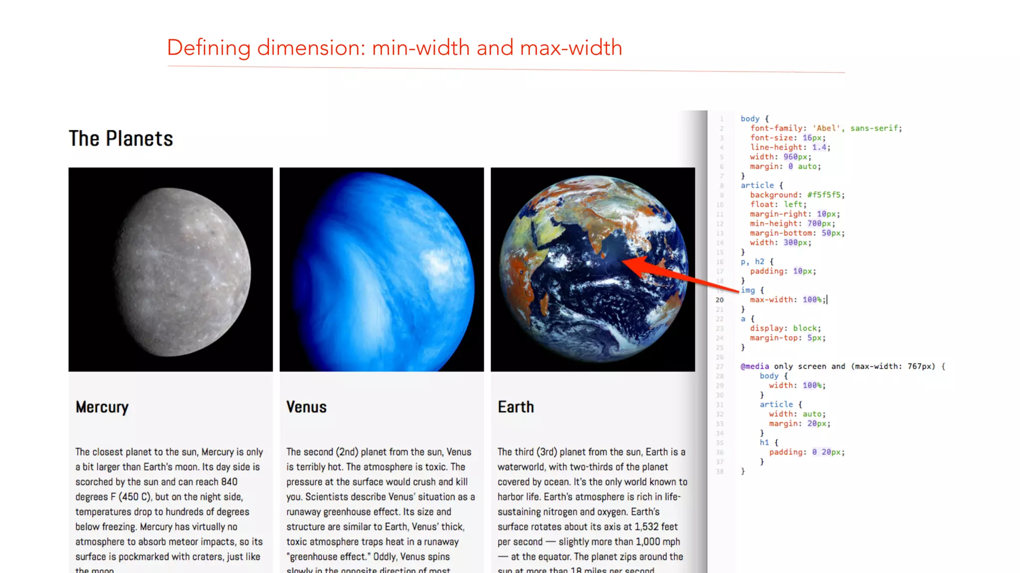 Defining dimension: min-width and max-width 
! 
! 
! 
 