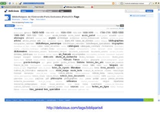 http://delicious.com/tags/bibliparis4 