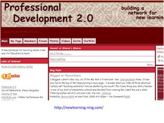 http://newlearning.ning.com/   